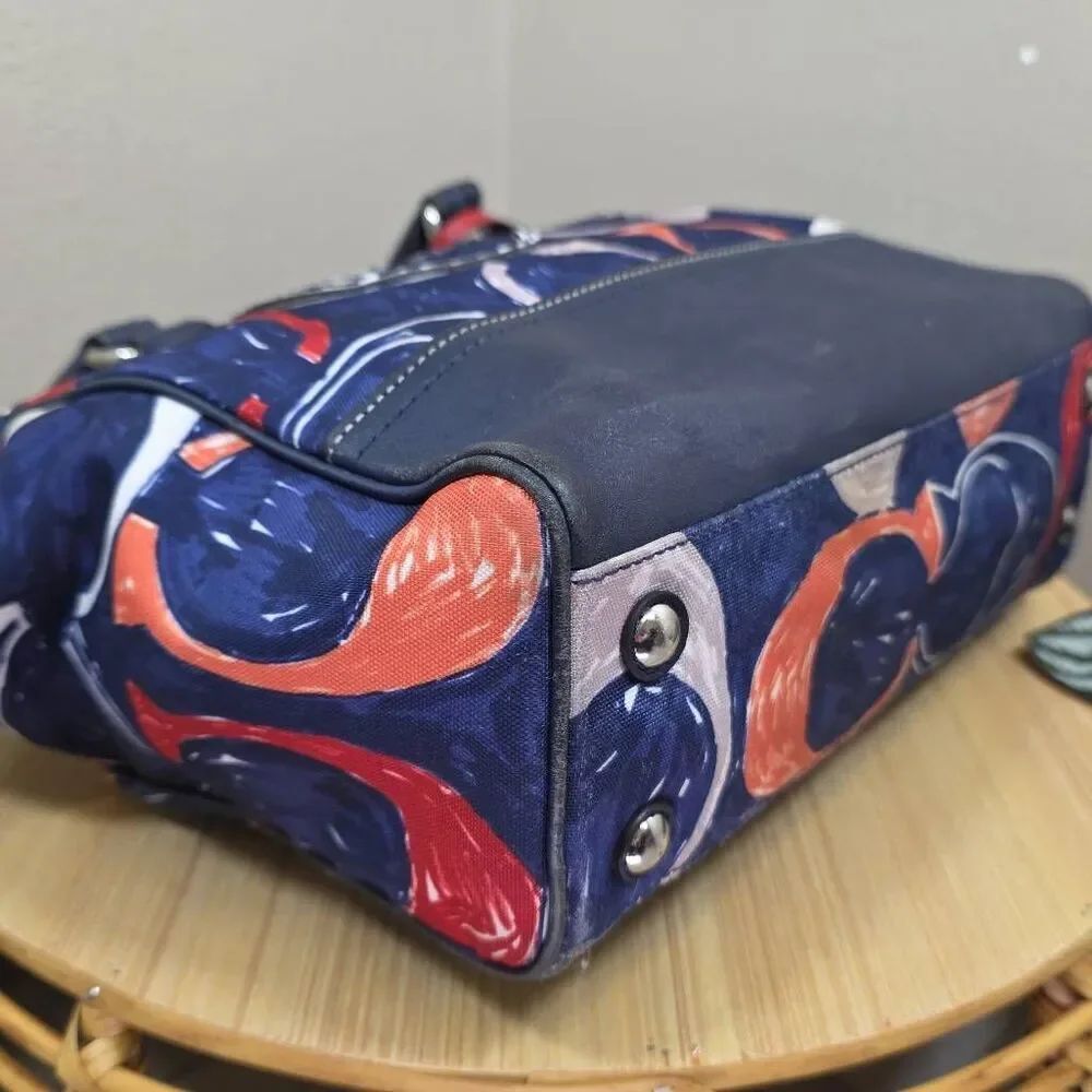 Coach Legacy Heritage Candace Carryall Signature Satchel F19951 Multicolor - Picture 11 of 16